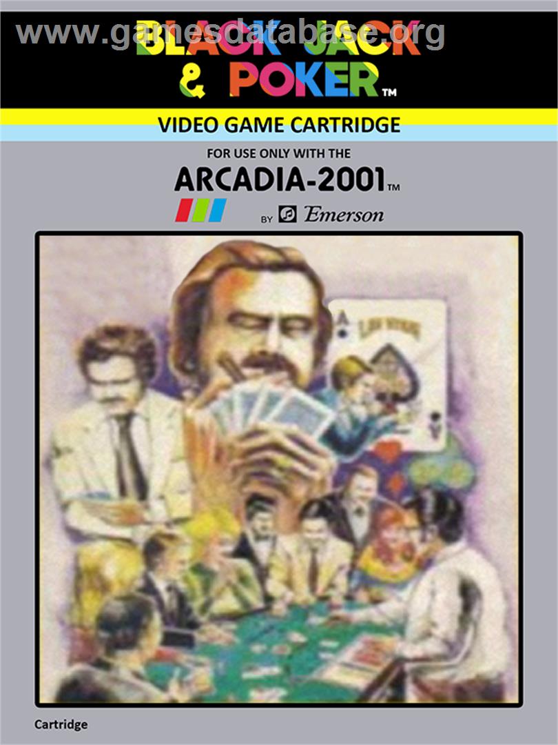 Black Jack And Poker - Emerson Arcadia 2001 - Artwork - Box