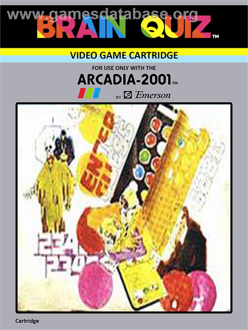Brain Quiz - Emerson Arcadia 2001 - Artwork - Box