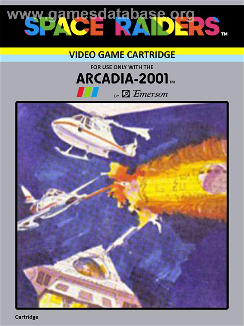 Space Raiders - Emerson Arcadia 2001 - Artwork - Box