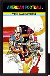 Cartridge artwork for American Football on the Emerson Arcadia 2001.