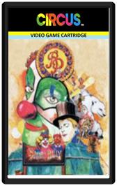 Cartridge artwork for Circus on the Emerson Arcadia 2001.