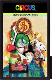 Cartridge artwork for Circus on the Emerson Arcadia 2001.