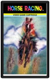 Cartridge artwork for Horse Racing on the Emerson Arcadia 2001.