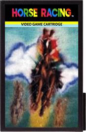 Cartridge artwork for Horse Racing on the Emerson Arcadia 2001.