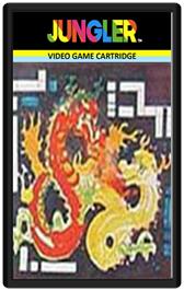 Cartridge artwork for Jungler on the Emerson Arcadia 2001.