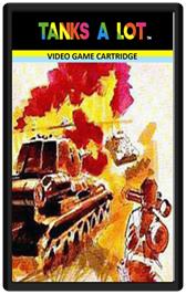 Cartridge artwork for Tanks a Lot on the Emerson Arcadia 2001.