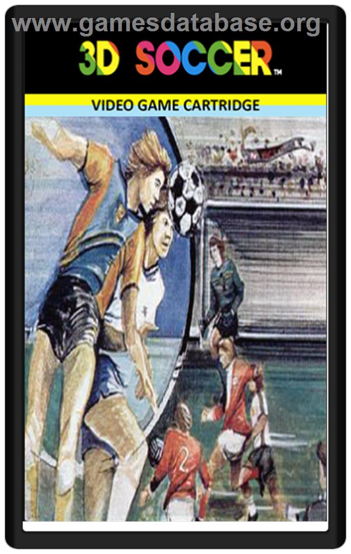 3D Soccer - Emerson Arcadia 2001 - Artwork - Cartridge