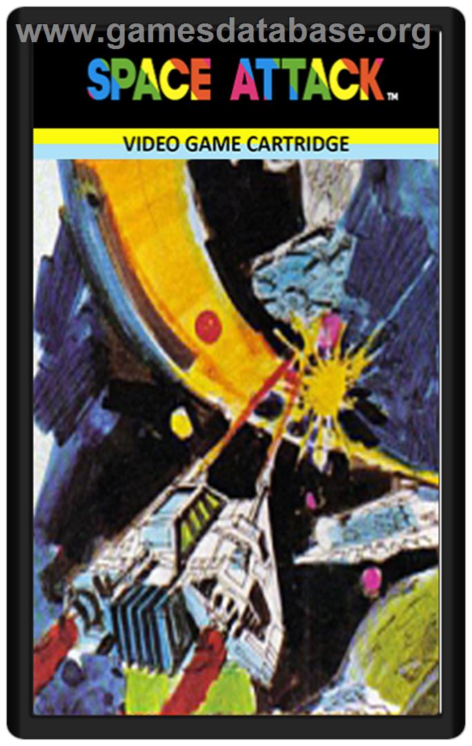 Space Attack - Emerson Arcadia 2001 - Artwork - Cartridge