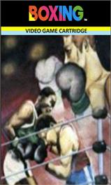 Top of cartridge artwork for Boxing on the Emerson Arcadia 2001.