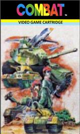 Top of cartridge artwork for Combat on the Emerson Arcadia 2001.