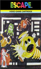 Top of cartridge artwork for Escape on the Emerson Arcadia 2001.