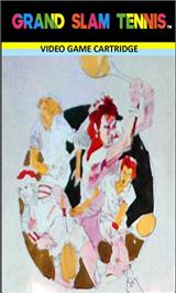 Top of cartridge artwork for Grand Slam Tennis on the Emerson Arcadia 2001.