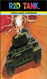 Top of cartridge artwork for R2d Tank on the Emerson Arcadia 2001.