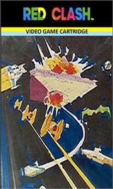 Top of cartridge artwork for Red Clash on the Emerson Arcadia 2001.