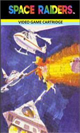 Top of cartridge artwork for Space Raiders on the Emerson Arcadia 2001.