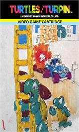 Top of cartridge artwork for Turtles / Turpin on the Emerson Arcadia 2001.
