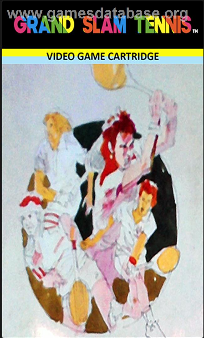 Grand Slam Tennis - Emerson Arcadia 2001 - Artwork - Cartridge Top