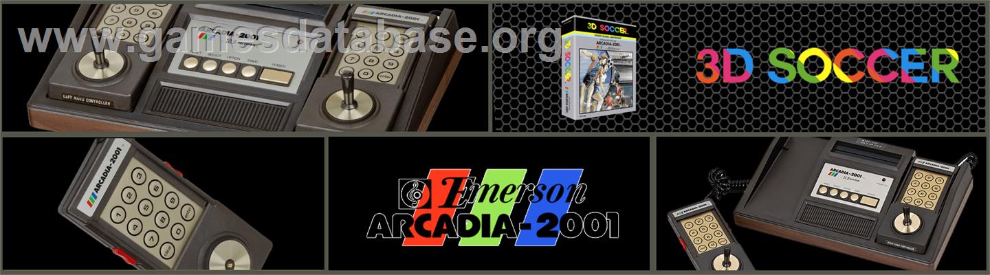3D Soccer - Emerson Arcadia 2001 - Artwork - Marquee