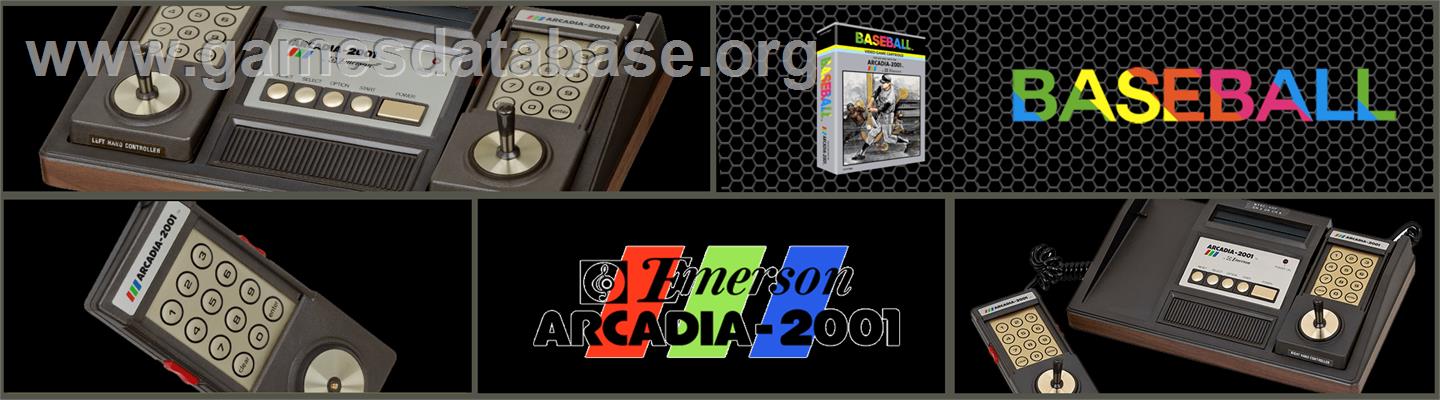 Baseball - Emerson Arcadia 2001 - Artwork - Marquee