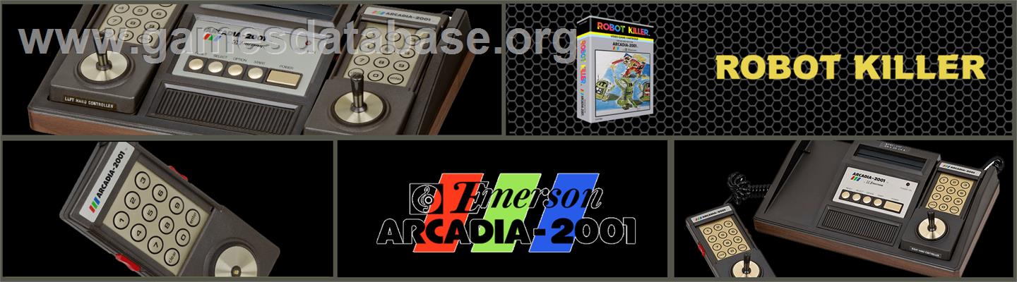 Robot Killer - Emerson Arcadia 2001 - Artwork - Marquee