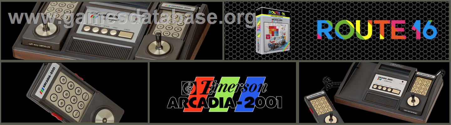 Route 16 - Emerson Arcadia 2001 - Artwork - Marquee