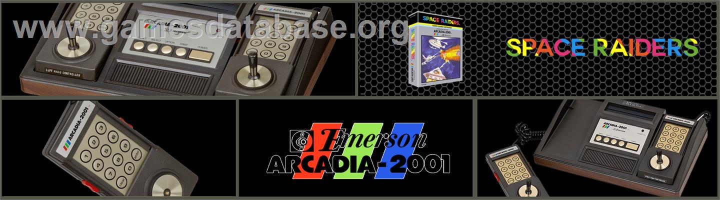 Space Raiders - Emerson Arcadia 2001 - Artwork - Marquee