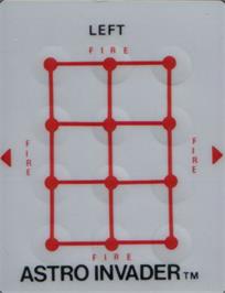 Overlay for Astro Invader on the Emerson Arcadia 2001.