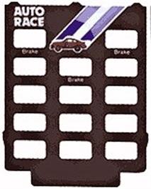 Overlay for Auto Race on the Emerson Arcadia 2001.