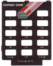 Overlay for Combat on the Emerson Arcadia 2001.