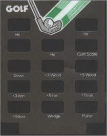 Overlay for Golf on the Emerson Arcadia 2001.