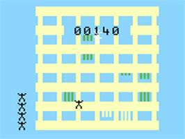 In game image of Crazy Climber on the Emerson Arcadia 2001.