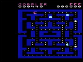 In game image of Crazy Gobbler on the Emerson Arcadia 2001.