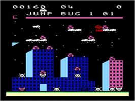 In game image of Jump Bug on the Emerson Arcadia 2001.