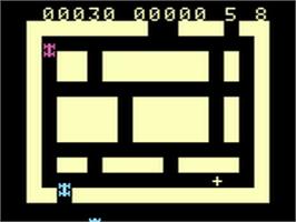 In game image of Route 16 on the Emerson Arcadia 2001.