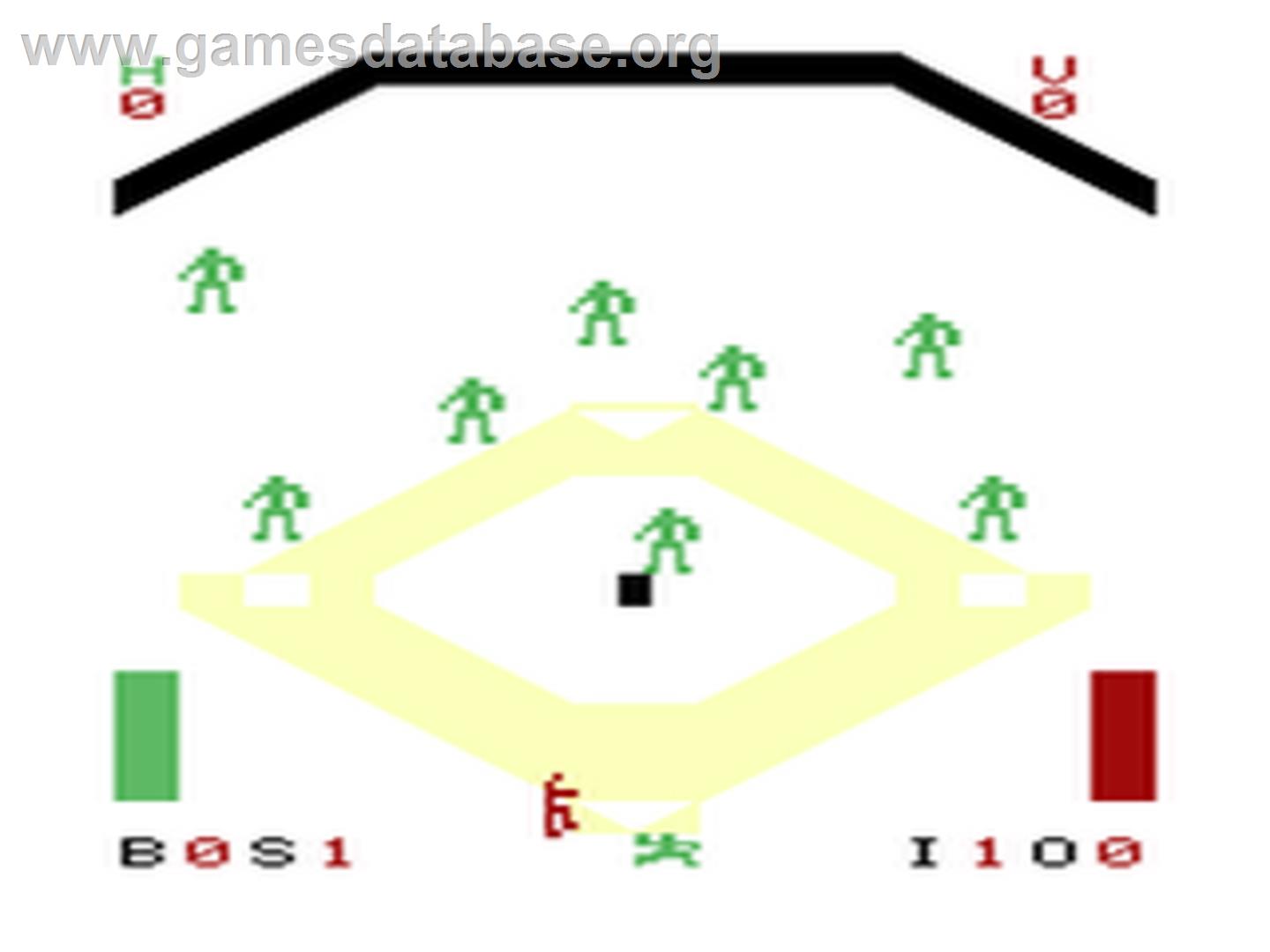 Baseball - Emerson Arcadia 2001 - Artwork - In Game
