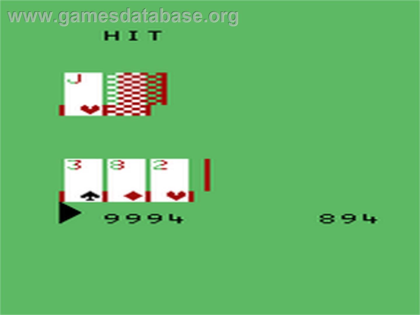 Blackjack and Poker - Emerson Arcadia 2001 - Artwork - In Game