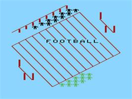 Title screen of American Football on the Emerson Arcadia 2001.