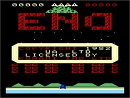 Title screen of End, The on the Emerson Arcadia 2001.