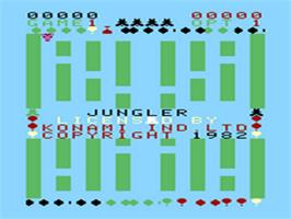 Title screen of Jungler on the Emerson Arcadia 2001.