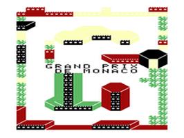 Title screen of Monaco Grand Prix on the Emerson Arcadia 2001.