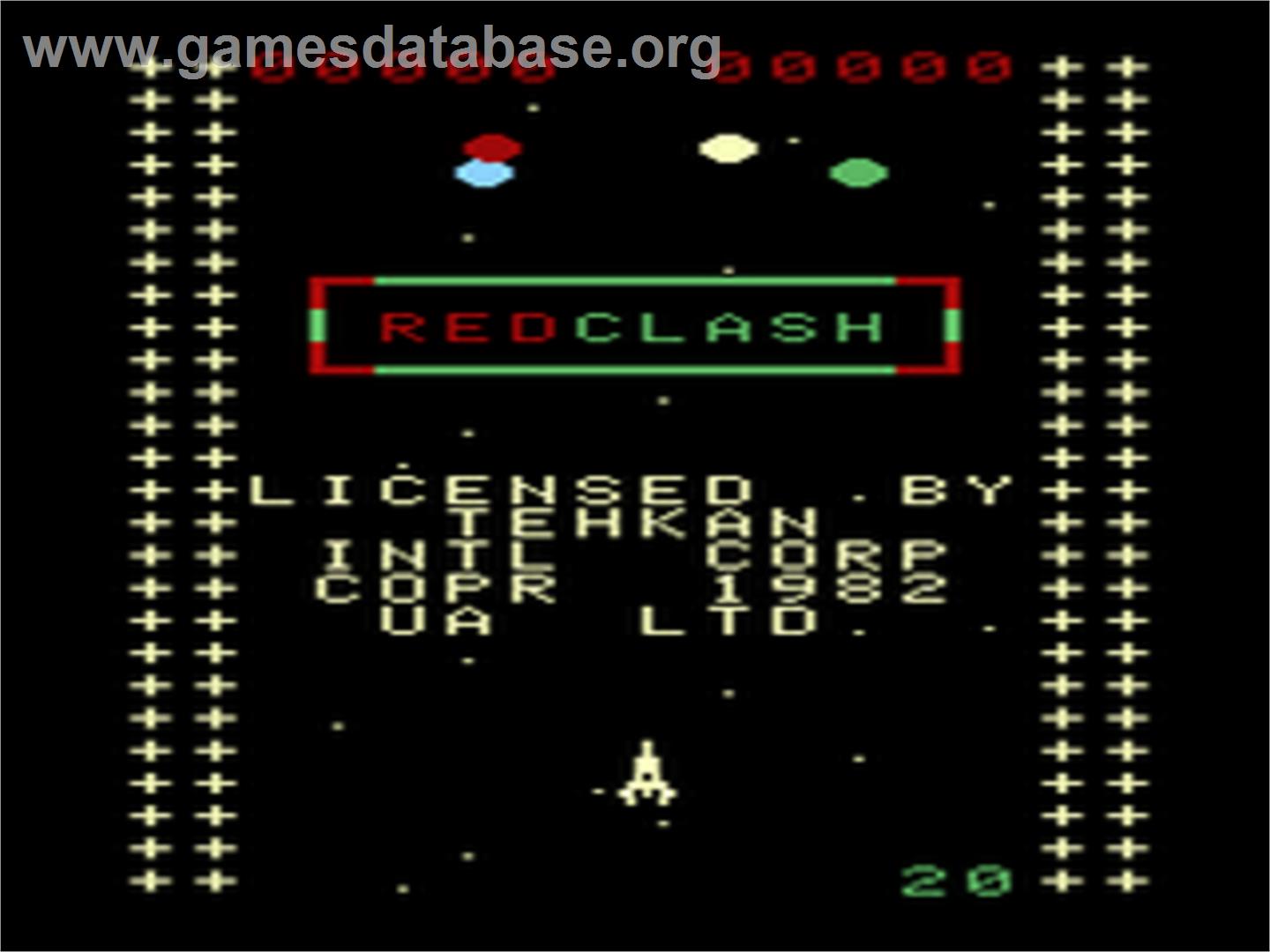 Red Clash - Emerson Arcadia 2001 - Artwork - Title Screen