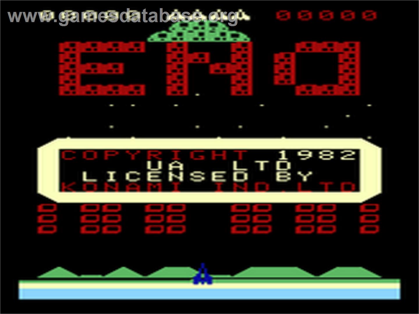 The End - Emerson Arcadia 2001 - Artwork - Title Screen