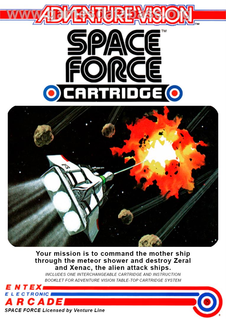 Space Force - Entex Adventure Vision - Artwork - Box