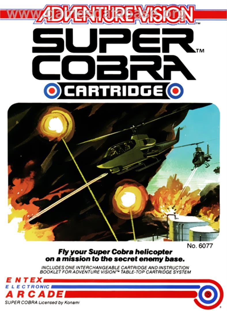 Super Cobra - Entex Adventure Vision - Artwork - Box