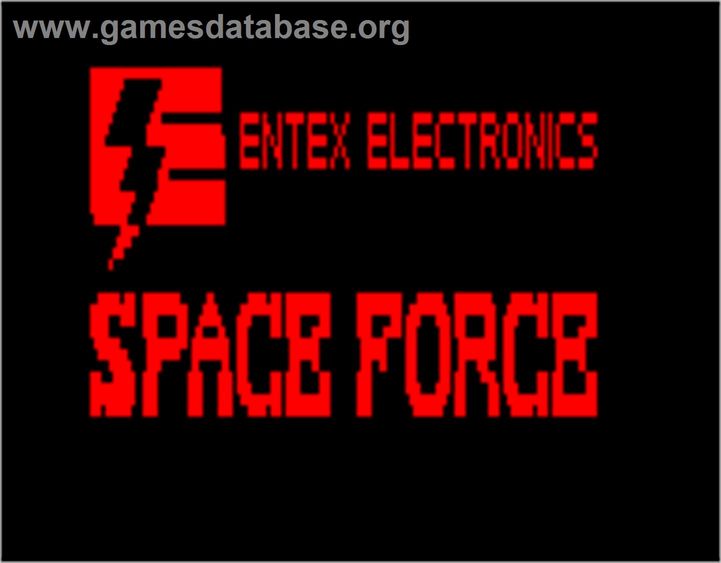 Space Force - Entex Adventure Vision - Artwork - Title Screen