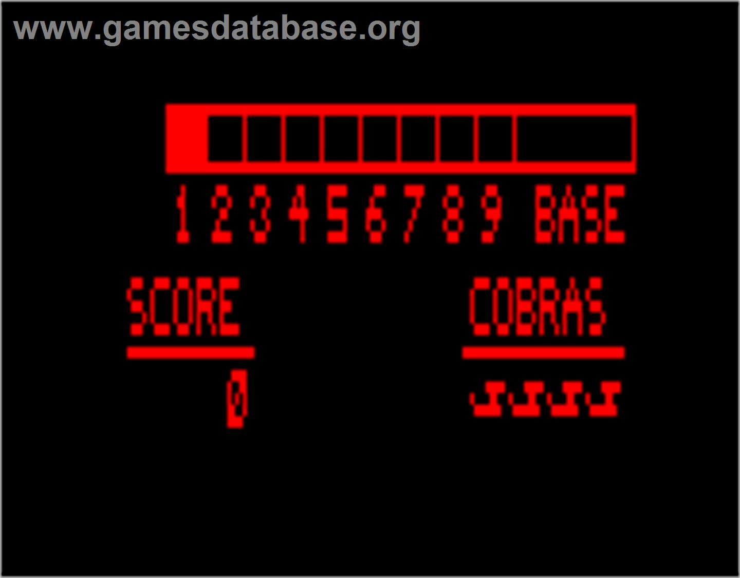 Super Cobra - Entex Adventure Vision - Artwork - Title Screen