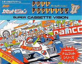 Box cover for Pole Position 2 on the Epoch Super Cassette Vision.