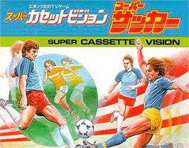 Box cover for Super Soccer on the Epoch Super Cassette Vision.