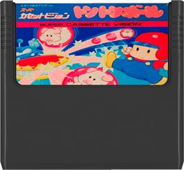 Cartridge artwork for Tonton Ball on the Epoch Super Cassette Vision.