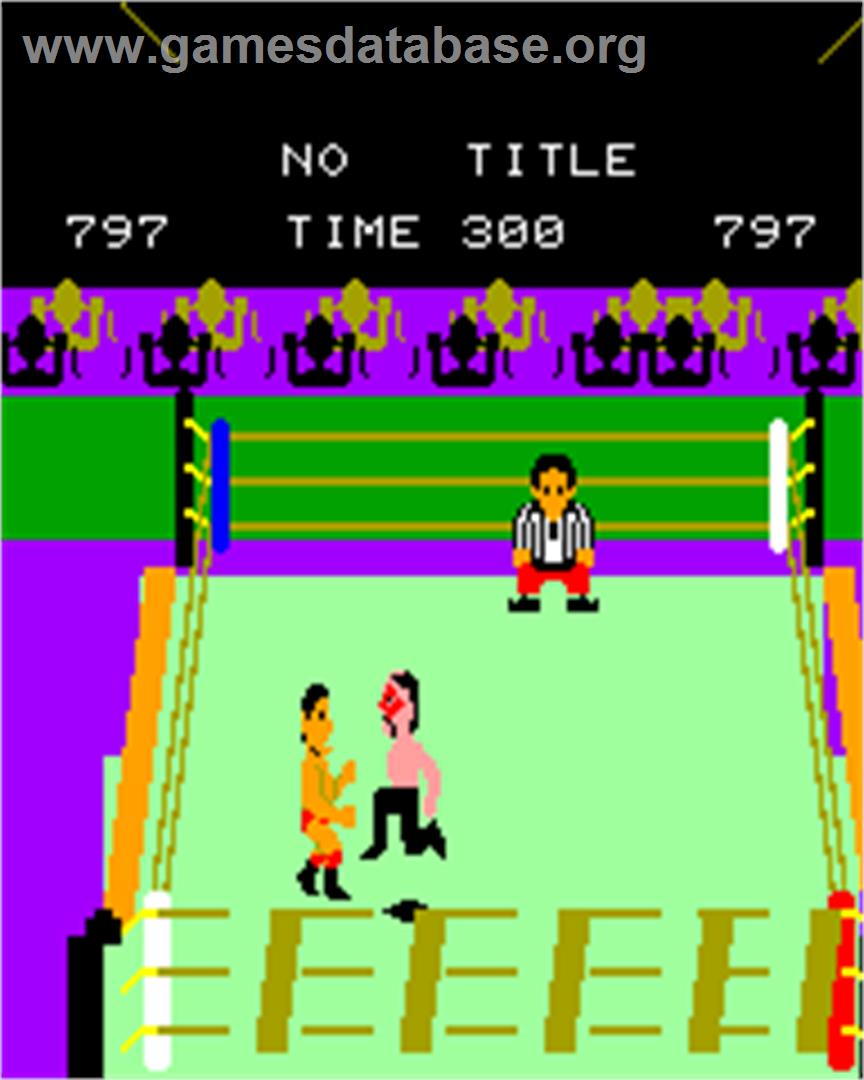Rantou Pro-wrestling - Epoch Super Cassette Vision - Artwork - In Game